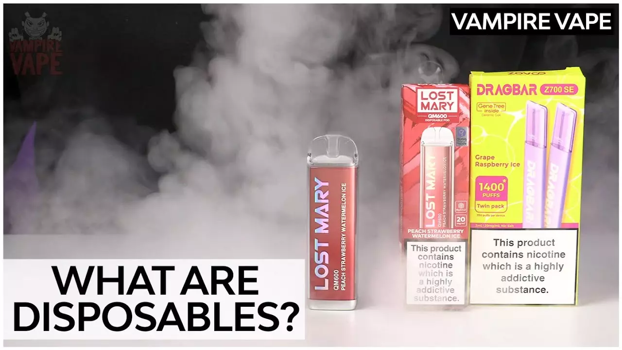 Watch our video that explains in details what disposables are.