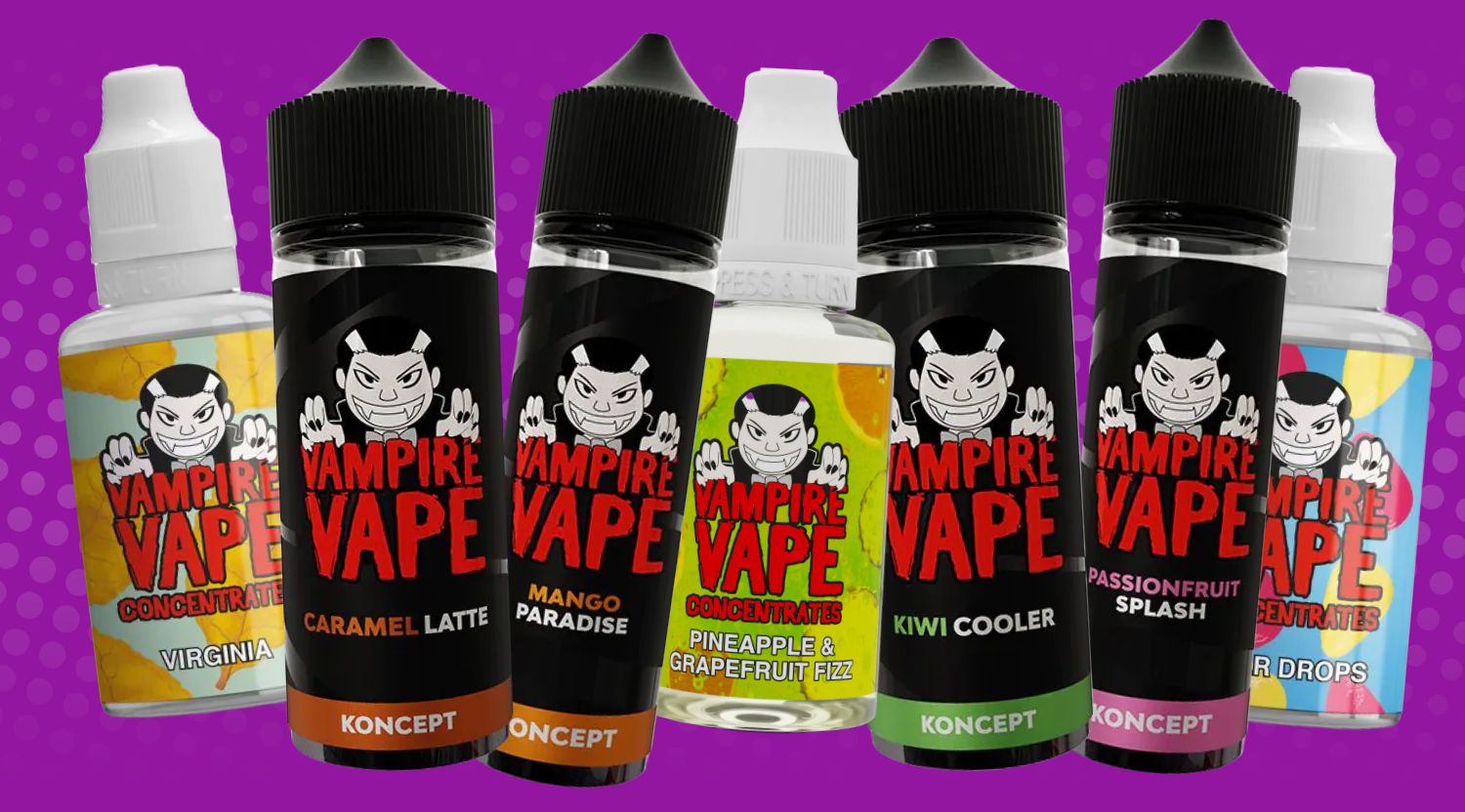 Shop Vampire Vape Shortfills and concentrates and earn x2 points.
