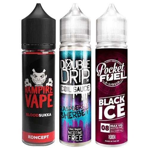 Vampire Vape 50ml and 100ml Shortfill Vape Liquids