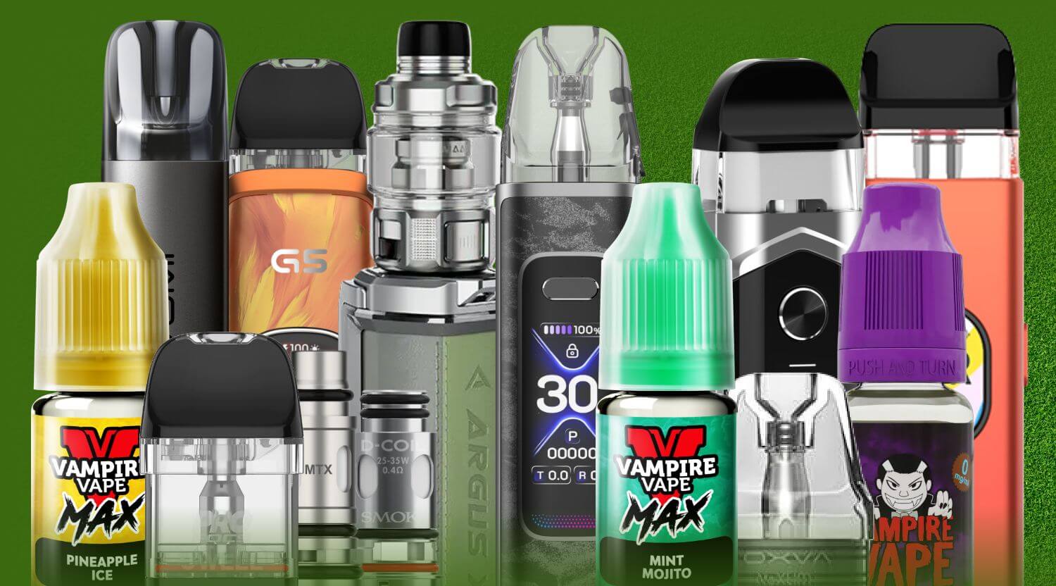 Spend and save on a variety of vape products this week on Vampire Vape.