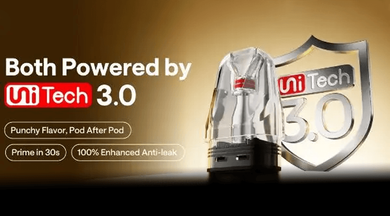 The OXVA Xlim 4 is powered by Unitech 3.0 for enhanced flavour and 100% anti-leak.