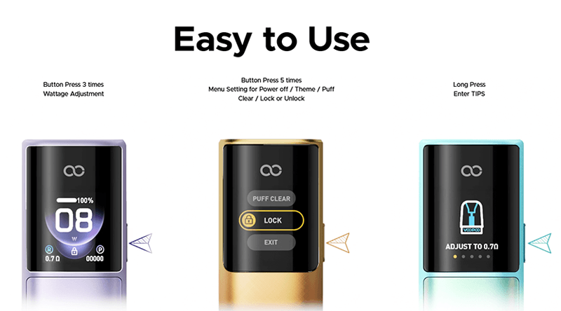 The Argus G4 vape pod kit is an easy to use pod system.