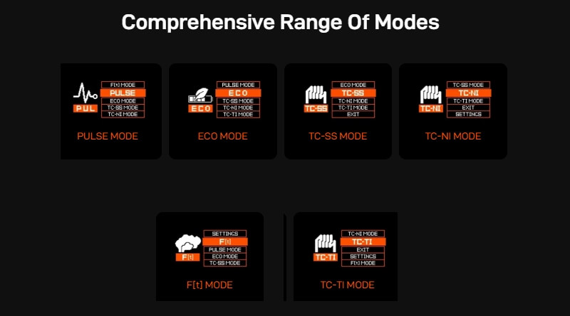 Vaporesso Armour Max Kit (iTank T Version) Modes