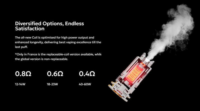 The Innokin Coolfire P60 replacement pod features multiple resistance options.