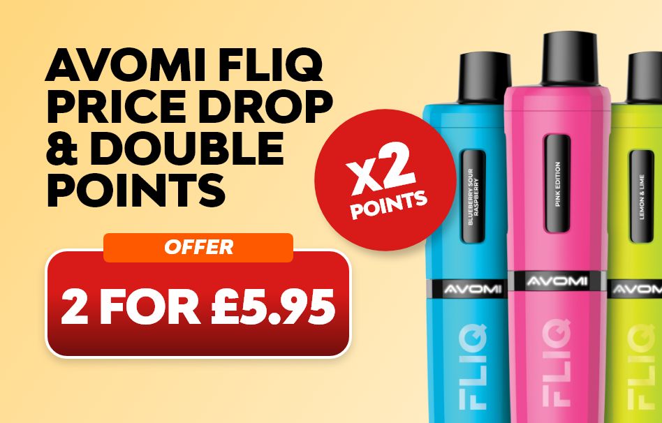 Shop Avomi FLIQ now with a lower price and get 2 for £5.95. PLUS x2 points.