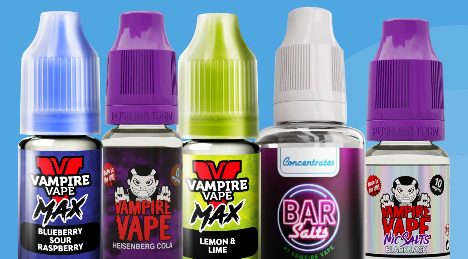 Shop Vampire Vape e-liquids and earn double reward points.