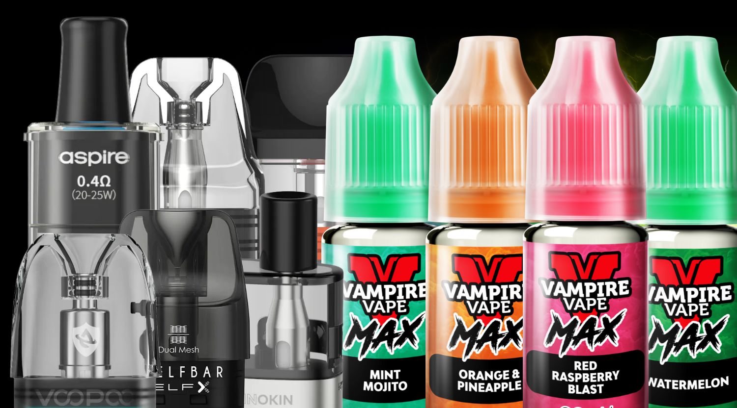 Get a free VV max nic salt e-liquid when you buy any 2 packs of refillable replacement pods.