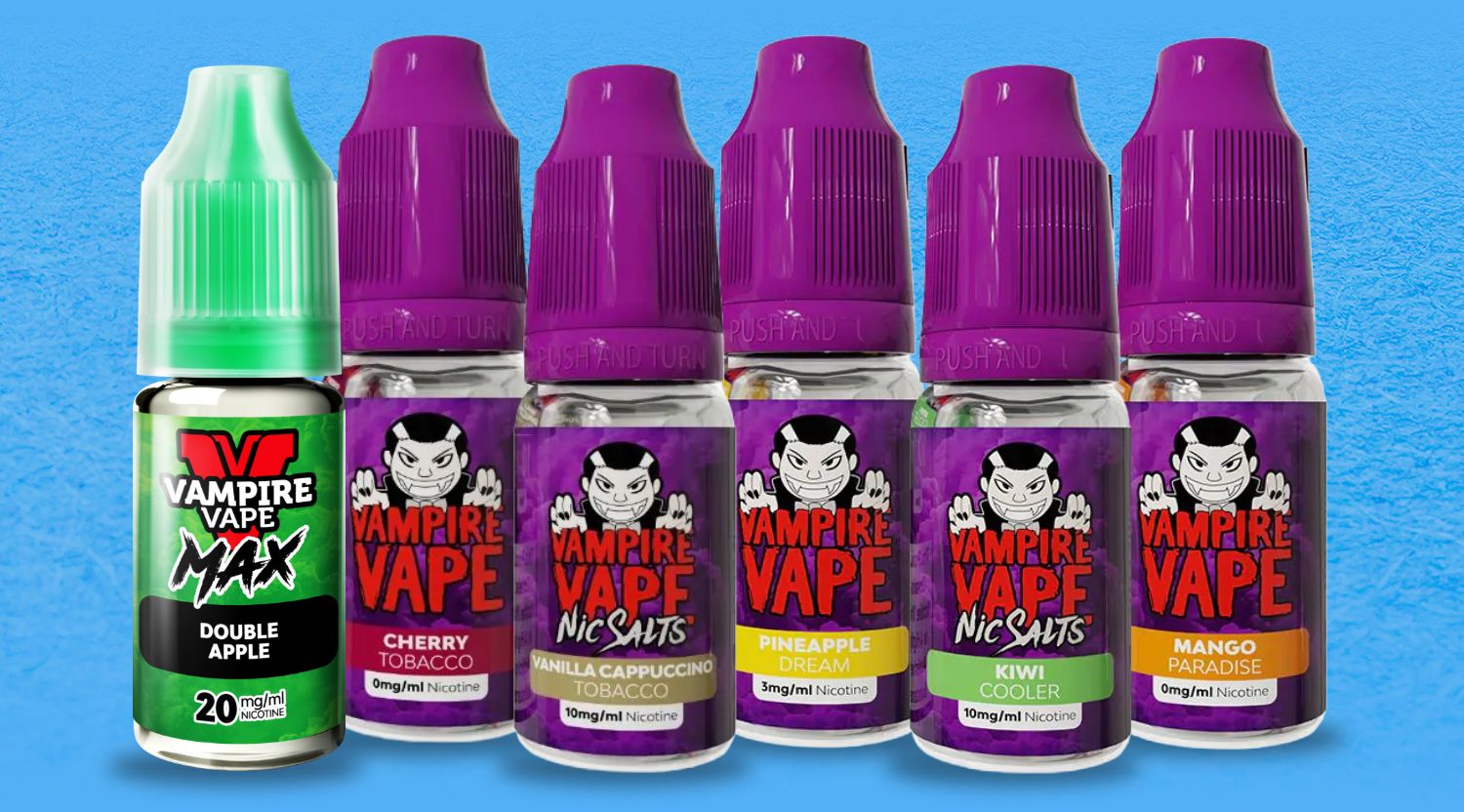 Earn x3 points on all Vampire Vape 10ml e-liquids - August Bank Hol.