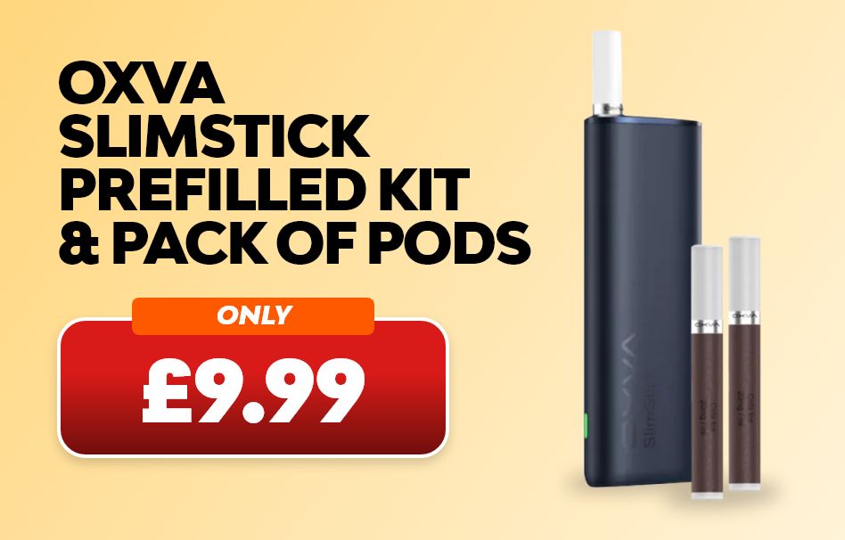 Get a free pod when purchasing OXVA Slimstick Prefilled Kit