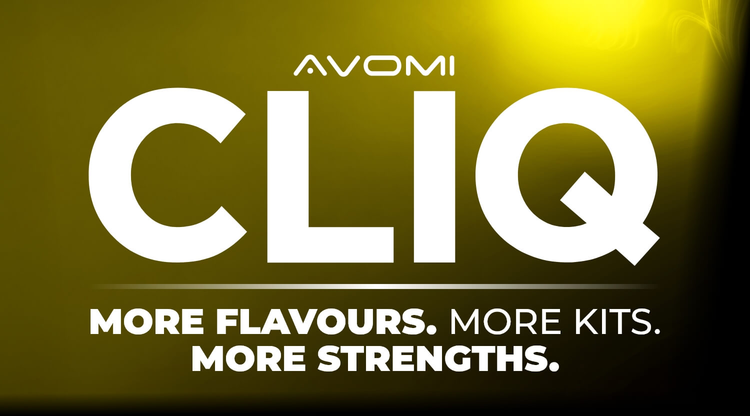 Shop Avomi CLIQ new flavours and new strengths.