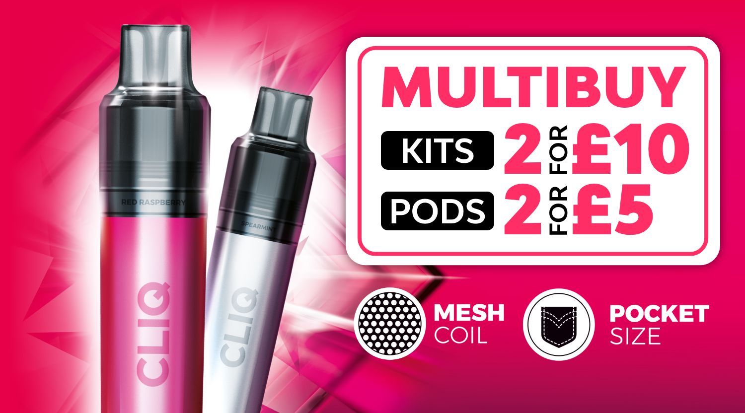 Avomi CLIQ Mini Multibuy - Kits 2 for £10, pods 2 for £5