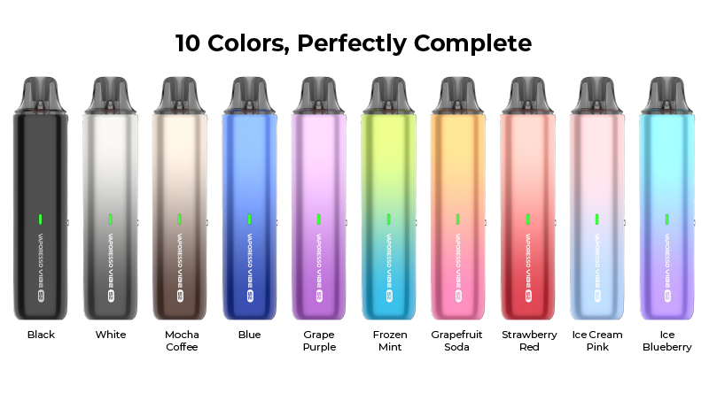 Vaporesso Vibe SE Pod Kit Colour Options