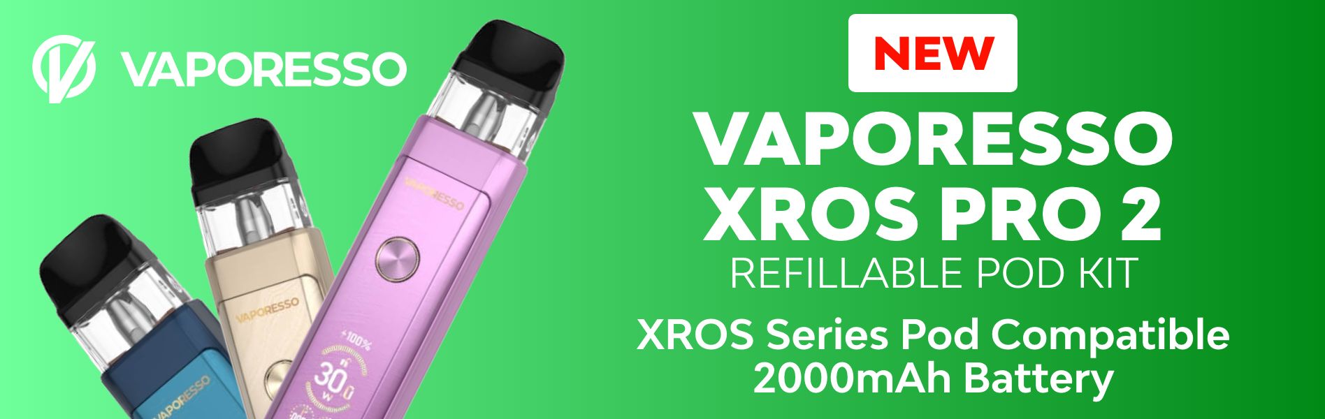 New Vaporesso Xros Pro 2 Vape Pod Kit