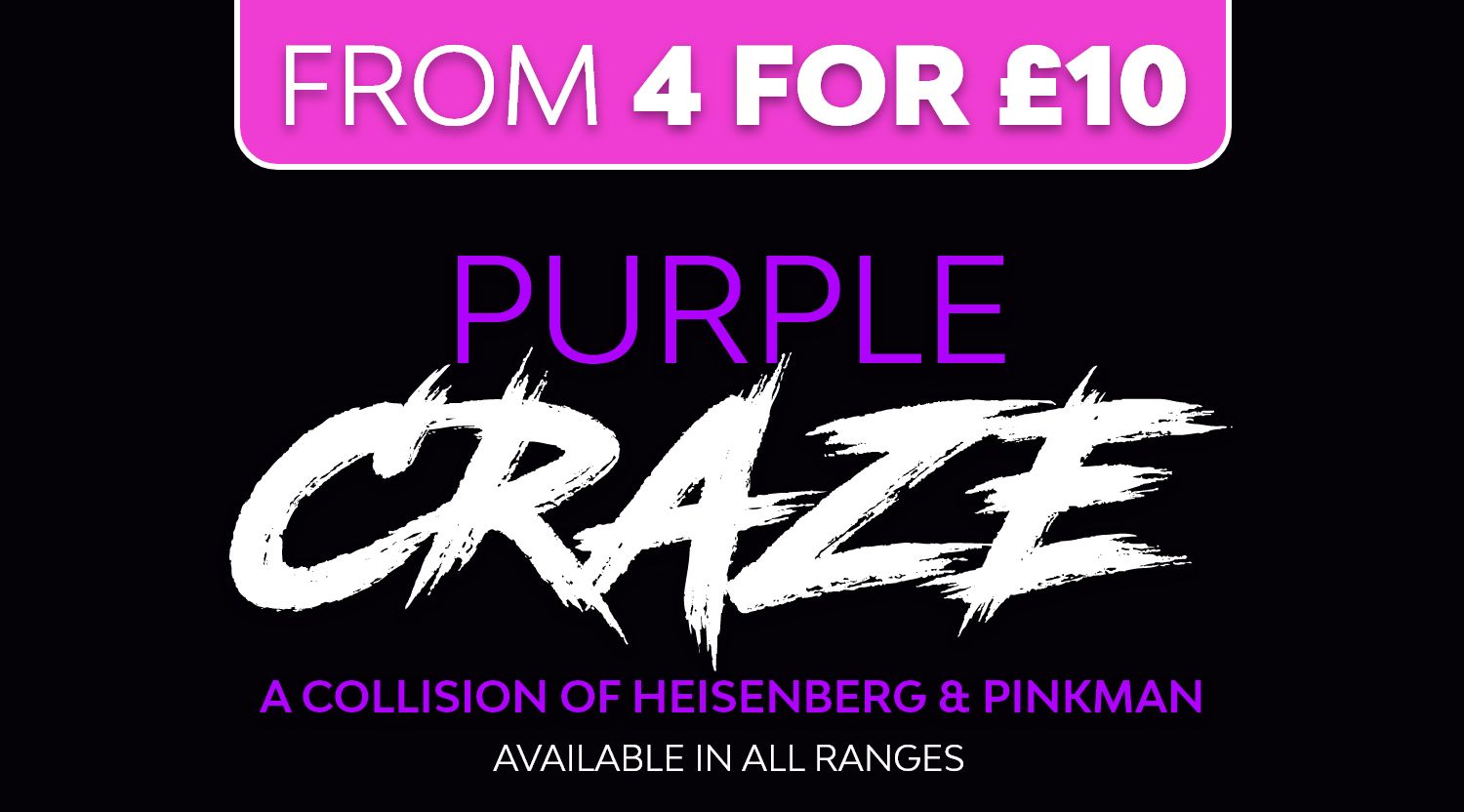 Purple Craze E-Liquid by Vampire Vape - From 4 for £10