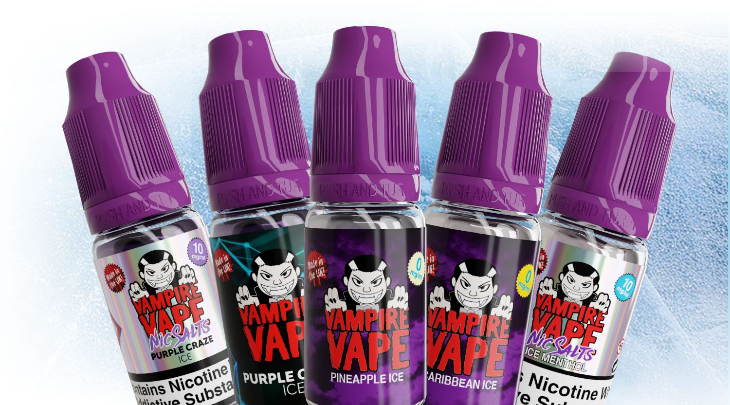 Buy any Vampire Vape 4 for £12 multibuy and get a free ice e-liquid.