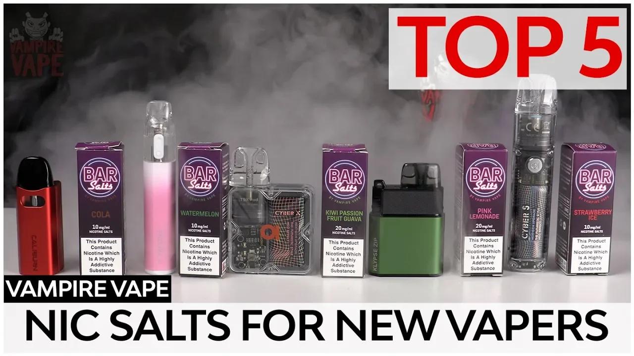 Top 5 nic salt flavours banner