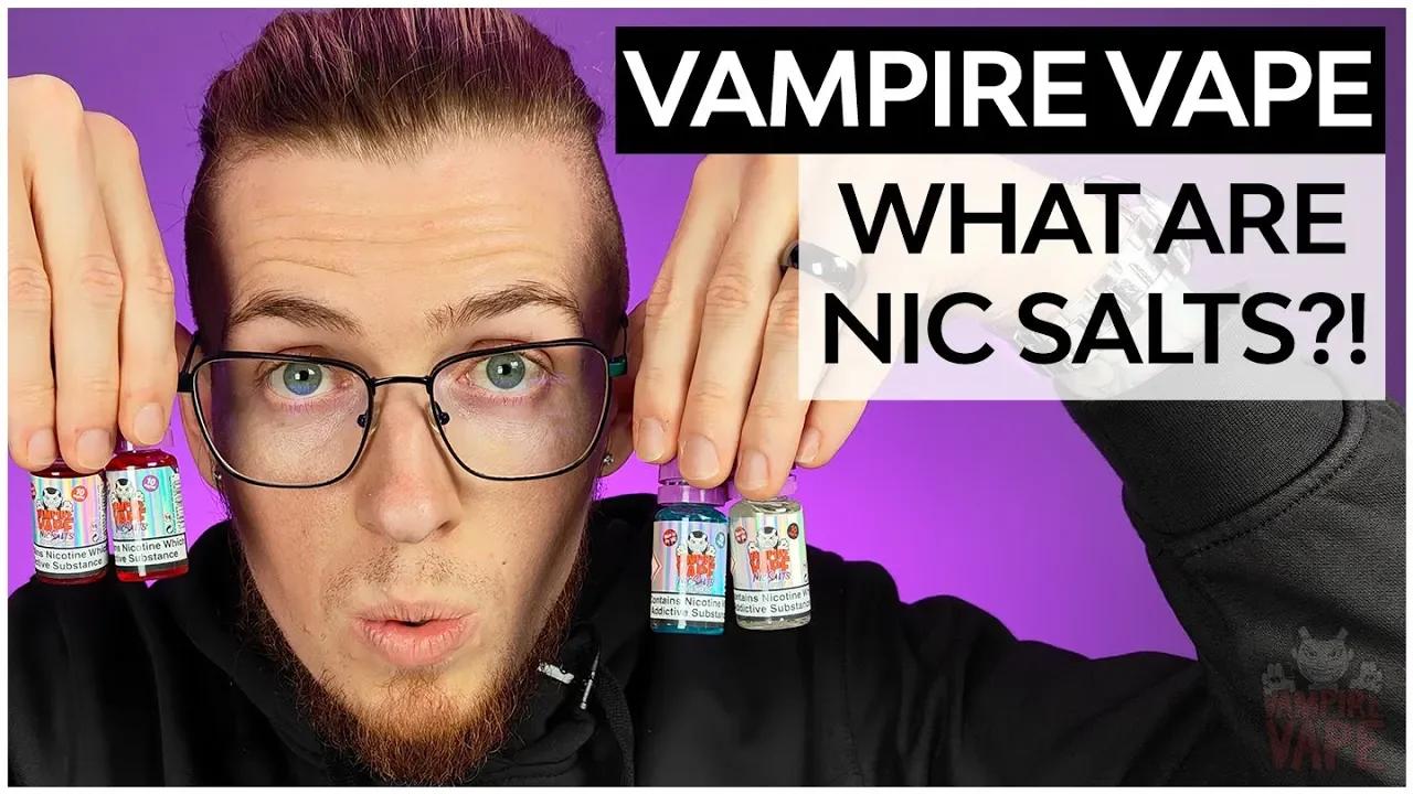 What are nic salts in vaping video image