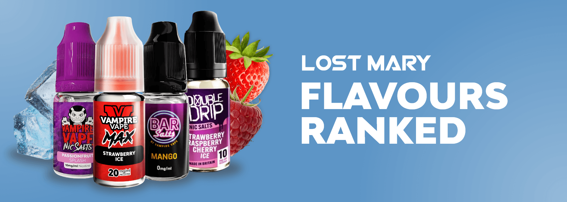 popular lost mary flavors Flavours Ranked + Vampire Vape Flavour Matches Use of Electronic Vapor Category_Default Category/5% Nicotine Disposables Flavor:Mango Ice Tea