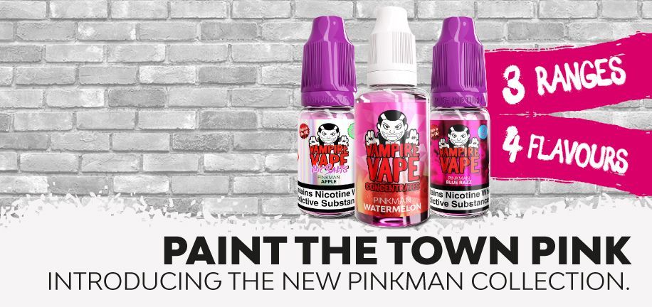 Paint the town pink with the new Pinkman flavour range.