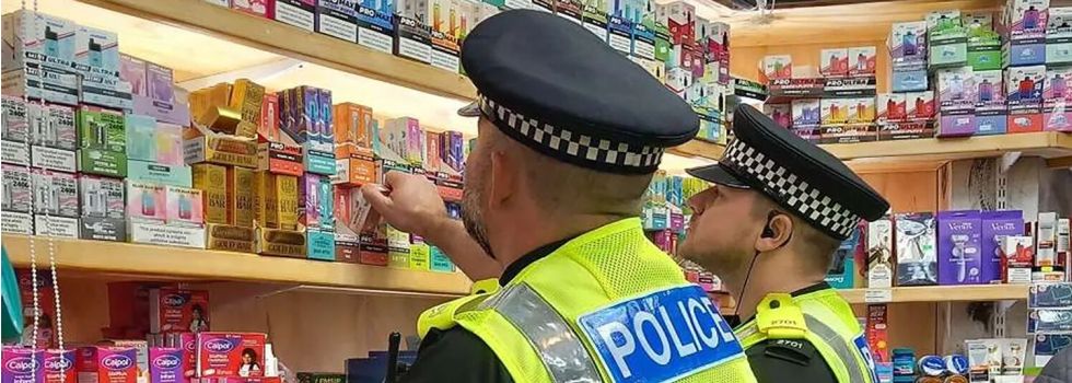 Police checking for illegal vapes