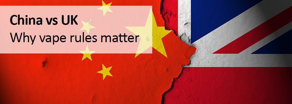 Chine vs UK vape rules
