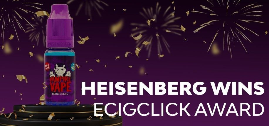 Heisenberg Wins E-Cig Click Award for Best Menthol E-liquid!