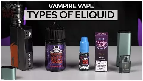 Discover the different types of e-liquid in this video.