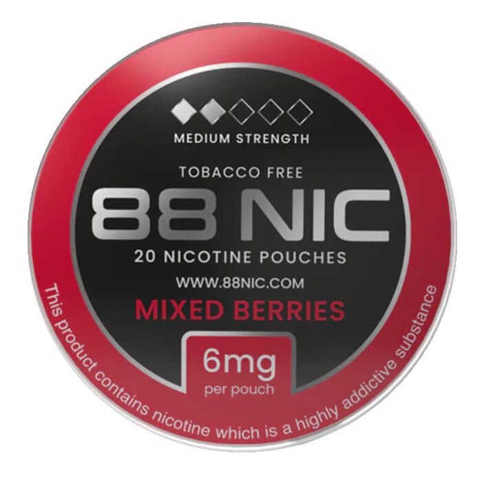 88Nic Nicotine Pouches - Berries - 20PK 88Nic Nicotine Pouches - Berries - 20PK