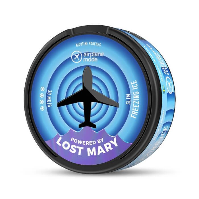 Lost mary airplane mode nicotine pouch - freezing ice