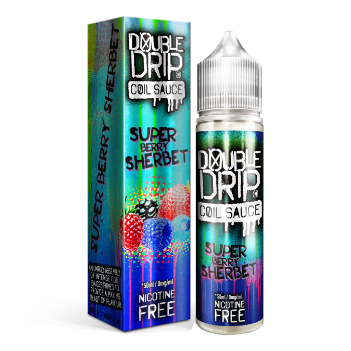Double Drip Coil Sauce Shortfill - Super Berry Sherbet - 50ml