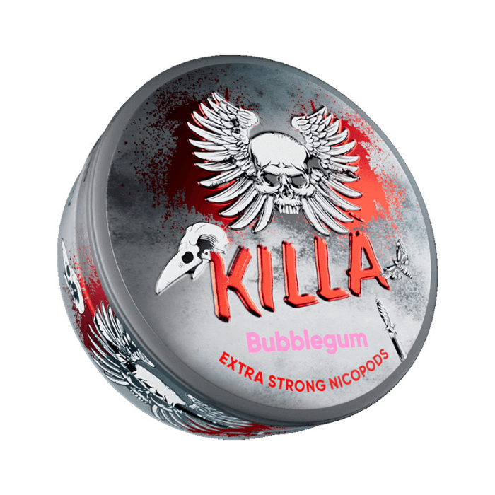 Killa Nicotine Pouch - Bubblegum - 16mg Killa Nicotine Pouch - Bubblegum - 16mg