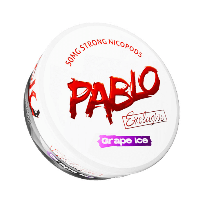 Pablo Nicotine Pouch - Grape Ice - 24mg Pablo Nicotine Pouch - Grape Ice - 24mg