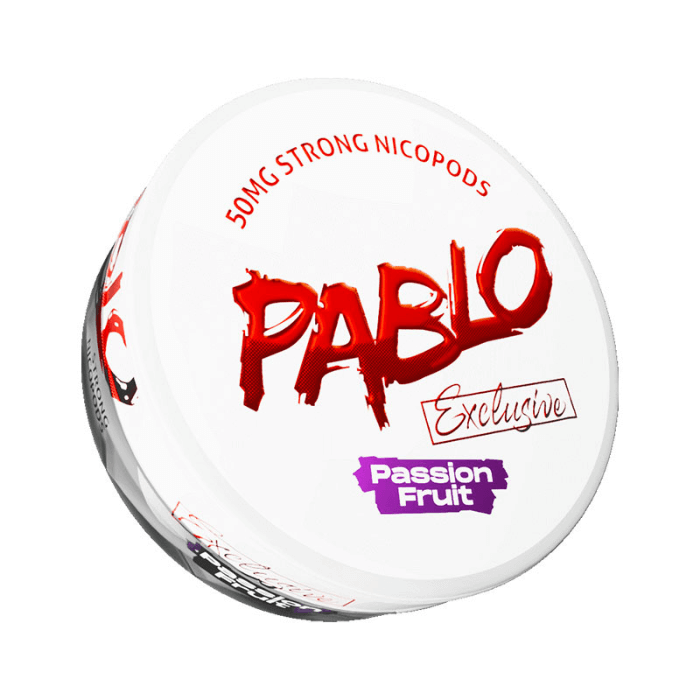 Pablo Nicotine Pouch - Passion Fruit - 24mg Pablo Nicotine Pouch - Passion Fruit - 24mg