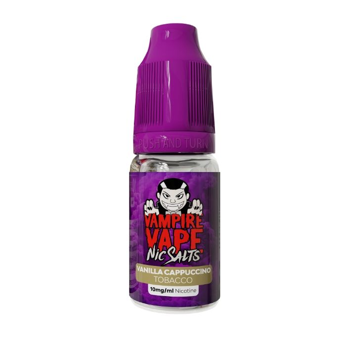 Vampire Vape Nic Salt Vanilla Cappuccino Tobacco 10ml E-Liquid
