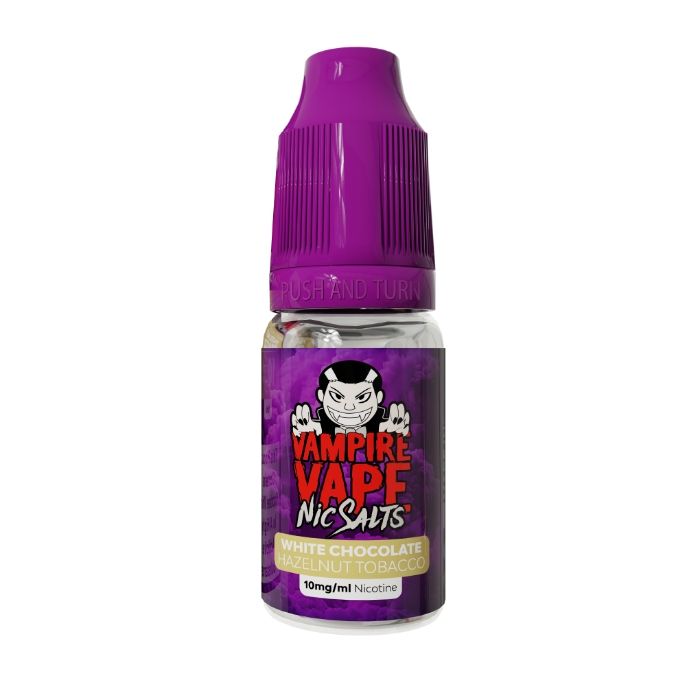 Vampire Vape Nic Salt White Chocolate Hazelnut Tobacco 10ml E-Liquid