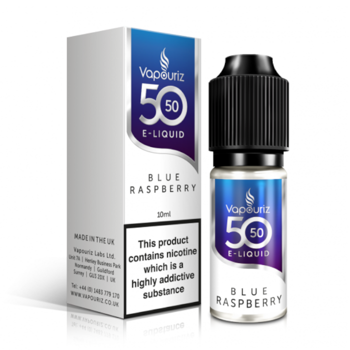 Vapouriz 50:50 - Blue Raspberry - 10ml Vapouriz 50:50 - Blue Raspberry - 10ml