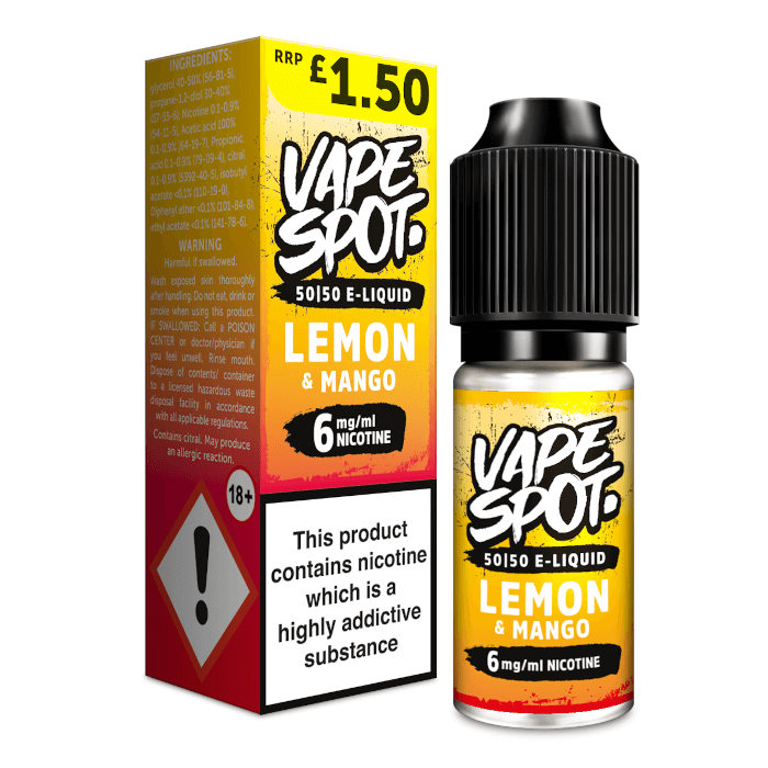 Vape Spot - Lemon and Mango - 10ml E-liquid Vape Spot - Lemon and Mango - 10ml E-liquid