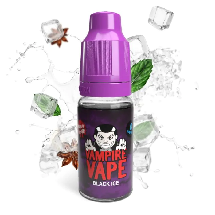 Black Ice Freebase Vape Juice 10ml | Vampire Vape E-Liquid