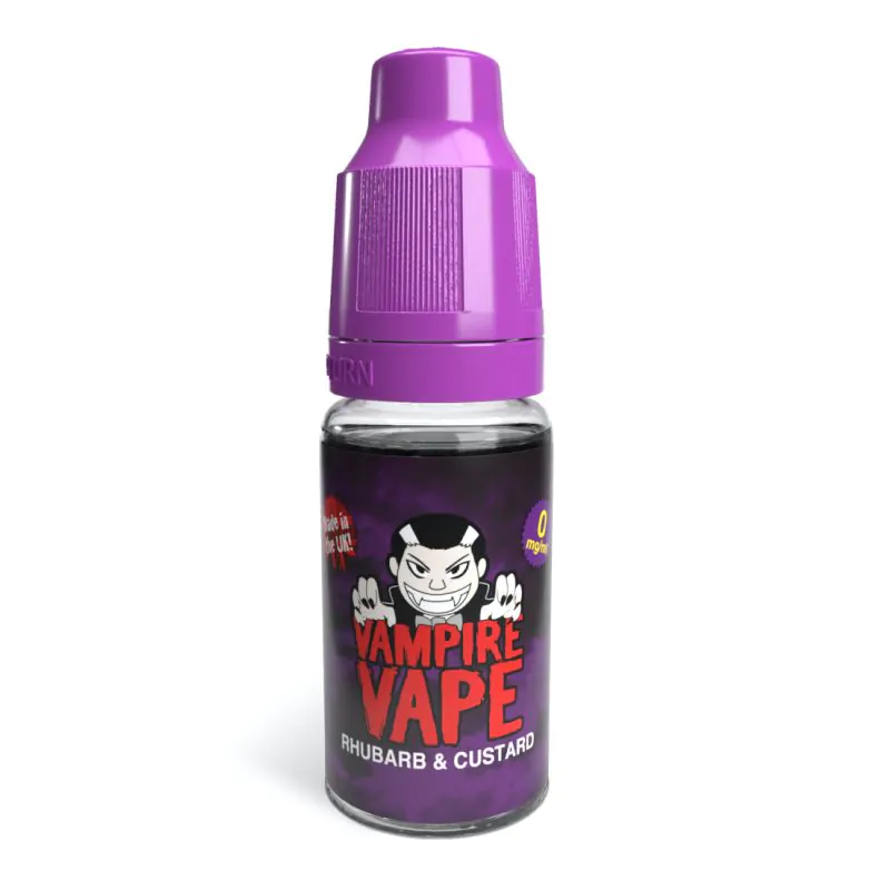 Rhubarb & Custard Freebase Vape Juice 10ml - Premium