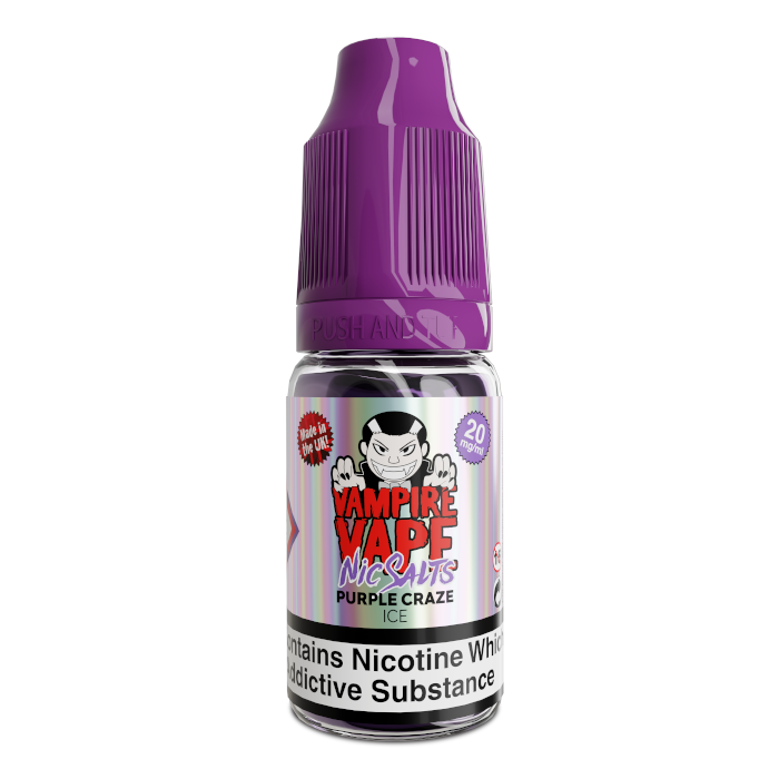Vampire Vape Nic Salt - Purple Craze Ice - 10ml