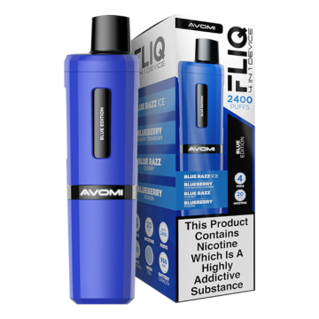 Avomi FLIQ prefilled vape kit and box