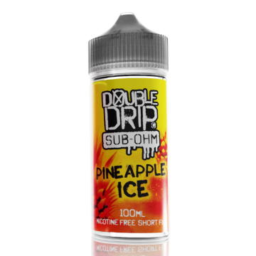 Double Drip Shortfill - Pineapple Ice  - 100ml