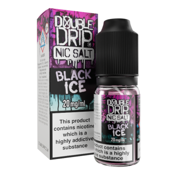 Double Drip Nic Salts - Black Ice - 10ml