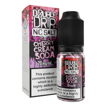 Double Drip Nic Salts - Cherry Cream Soda - 10ml