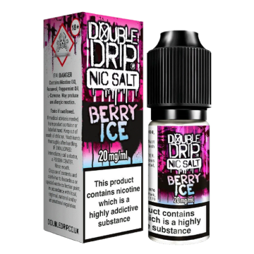 Double Drip Nic Salts - Berry Ice - 10ml