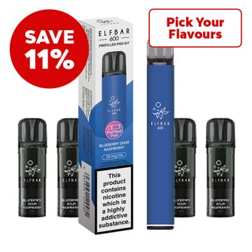 Elfbar 600 Prefilled Kit & Pods Bundle