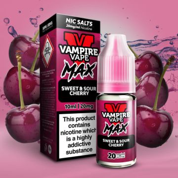 Vampire Vape Max Sweet Sour Cherry Nic Salt E-Liquid