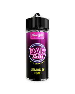 Bar Salts Shortfill - Lemon & Lime - 100ml
