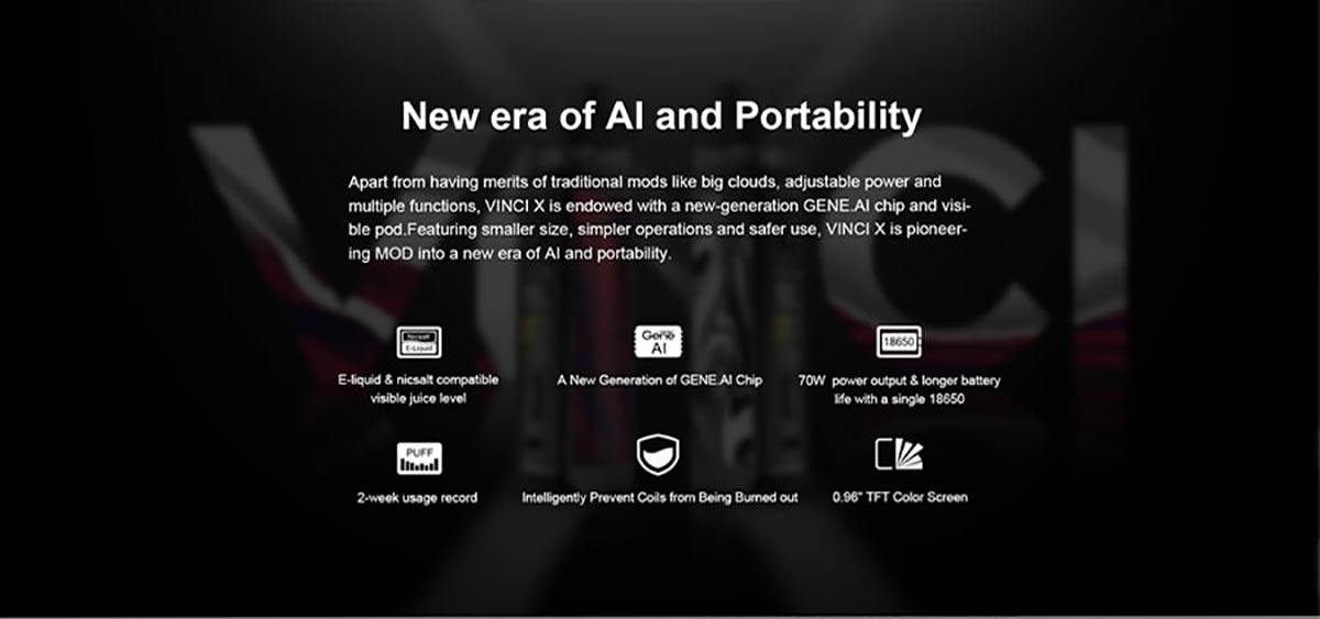 VooPoo Vinci X POD Kit portability