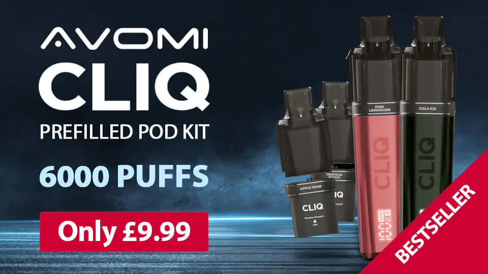 AVOMI CLIQ Prefilled Pod Kit - 6000 Puffs